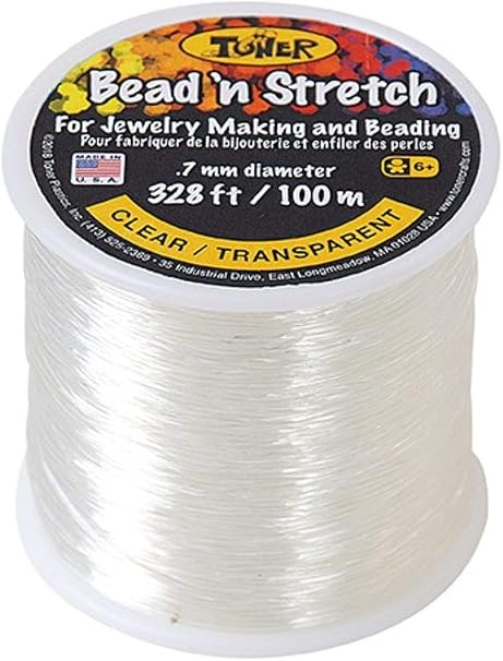 Toner Crafts BNS Clear 328ft .7mm Stretch Cord