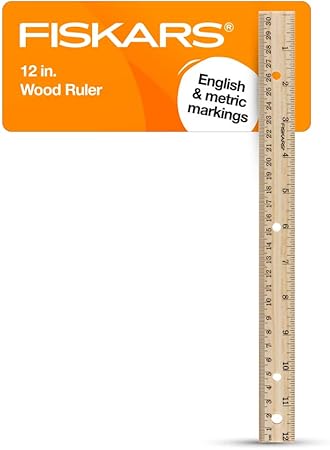 Fiskars Wood Ruler - 12