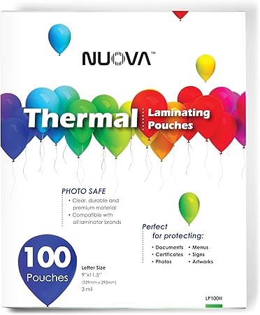 Nuova Premium Thermal Laminating Pouches 9