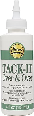 Aleene's 29-2 Tack-It Over & Over Liquid Glue 4oz, Clear