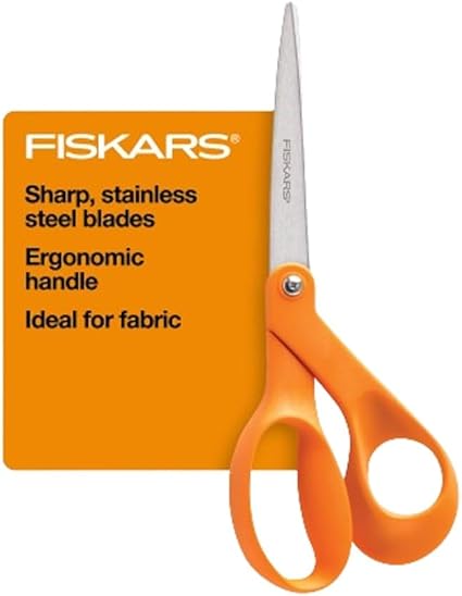 Fiskars Original Orange-Handled Scissors - Ergonomically Contoured - 8