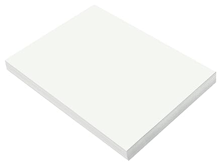 Prang (Formerly SunWorks) Construction Paper, White, 9