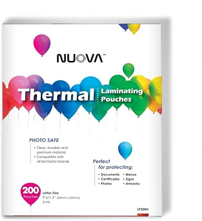 Nuova Premium Thermal Laminating Pouches, 9