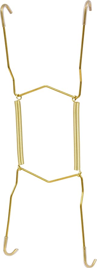 Hillman 122052 Plate Hanger, 8-11 Inch, Brass