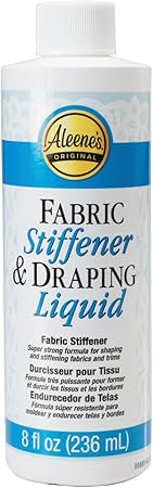 Aleene's 15588 Fabric Stiffener & Draping Liquid, 8 Ounce