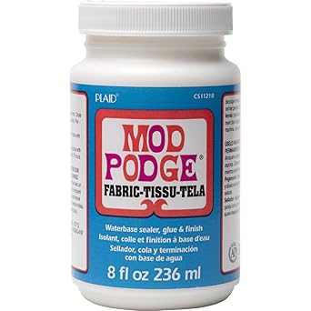 Mod Podge Eight Fabric, 8-ounce, Transparent, 8 Fl Oz