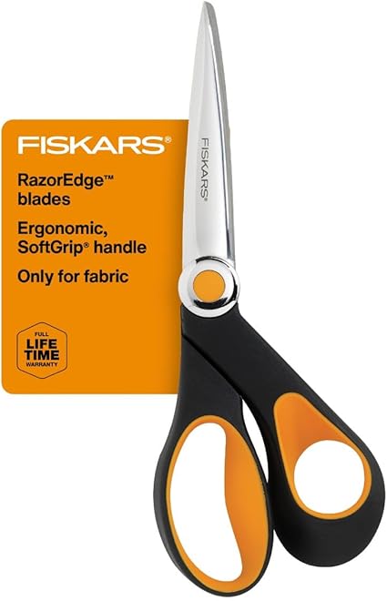 Fiskars RazorEdge SoftGrip Fabric Scissors - 8