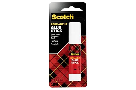 Scotch Glue Stick, .53 oz, Acid Free and Non-Toxic (6015)