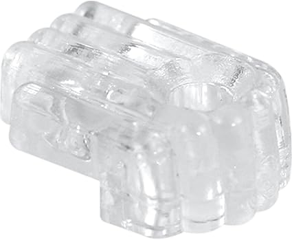 Prime-Line U 9002 1/8 in, Clear Acrylic Mirror Clips, Set of 6