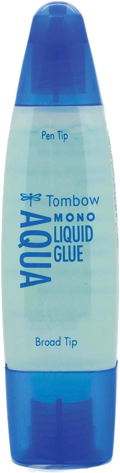 Tombow 52180 MONO Aqua Liquid Glue, 1.69 Ounce, 1-Pack. Dual Tip Dispenser for Precise to Full Coverage Application that Dries Clear