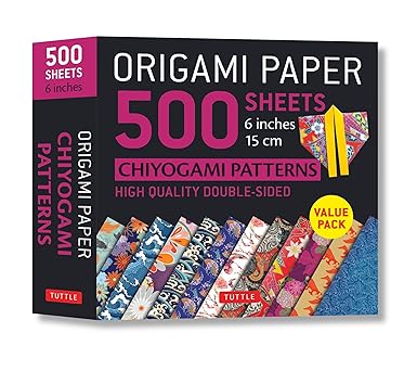 Origami Paper 500 sheets Chiyogami Patterns 6