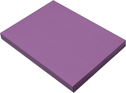 Prang (Formerly SunWorks) Construction Paper, Violet, 9