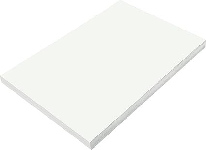 Prang (Formerly SunWorks) Construction Paper, White, 12