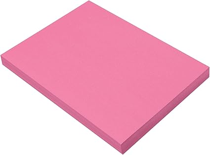 Prang (Formerly SunWorks) Construction Paper, Hot Pink, 9