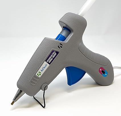 AdTech 0453 2-Temp Dual Temperature Hot Glue Gun Full Size, light gray 7.75 x 2.25 x 10.5 inchs