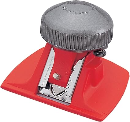 NT Professional Mat Cutter, 45 Degree Bevel Mat Board Cutter, 1 Cutter (MAT-45P), Aluminum Die-Cast Grip, Red/Grey