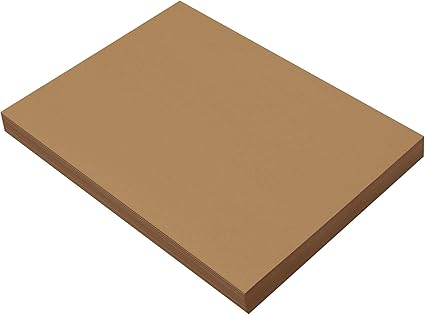 Prang (Formerly SunWorks) Construction Paper, Light Brown, 9