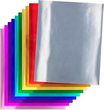 Hygloss Products Metallic Foil Paper - Great for Arts & Crafts, Classroom Activities & Artists - 8.5