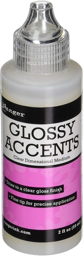 Ranger GAC17042 Glossy Accents Precision Tip, 2 fl. Ounce