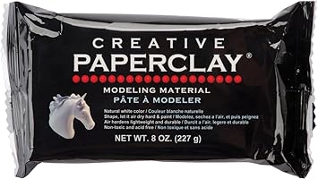 Creative Paper clay, 8 Ounces, White