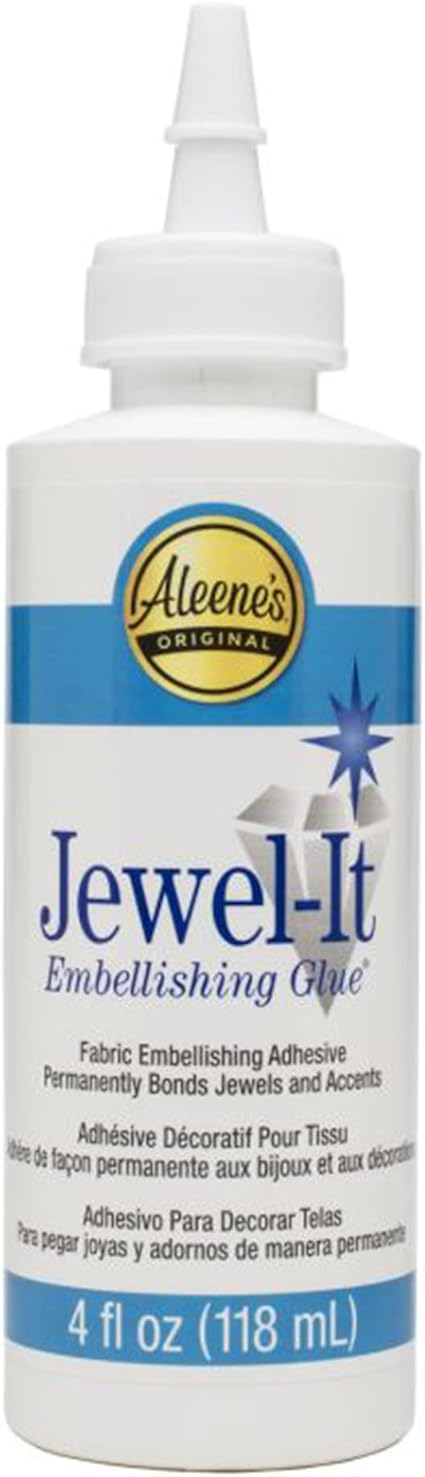 Aleene's Jewel-It Embellishing Glue, 4 Ounces, Clear, 4 Fl Oz