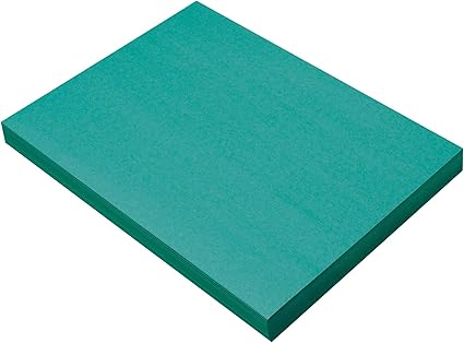 Prang (Formerly SunWorks) Construction Paper, Turquoise, 9