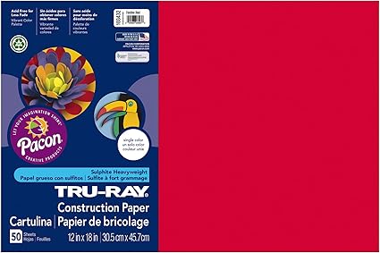 Tru-Ray® Construction Paper, 50% Recycled, 12