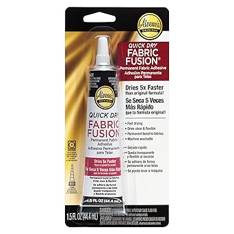 Aleene's Quick Dry Fusion Fabric Adhesive, 1.5 Fl Oz, Clear