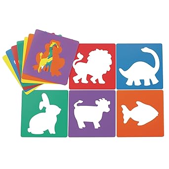 Colorations - EANST Animal Shape Stencils Set of 12 8