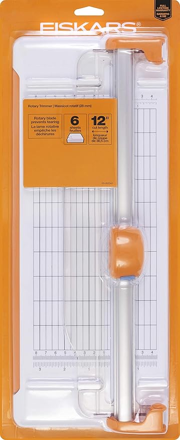 Fiskars Compact Rotary Paper Trimmer - 12