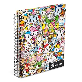 tokidoki Sketchbook with Spiral Hardcover Blank Sketch Book, 9 x 11-Inches