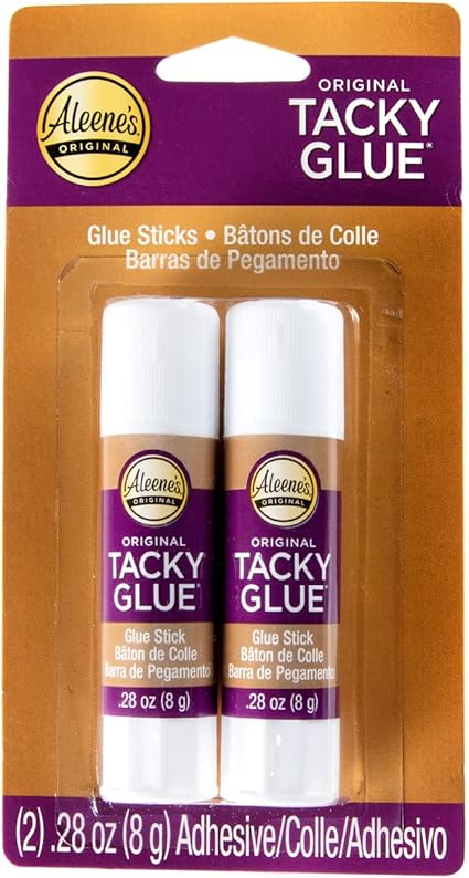 Aleene's Tacky Glue Sticks (21702) White, 2pk