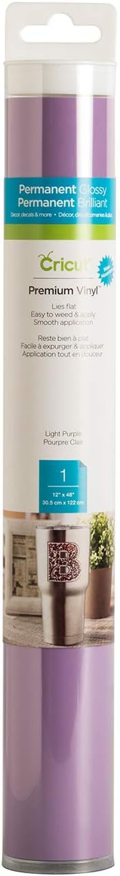 Cricut Premium Permanent Vinyl, Light Purple (12