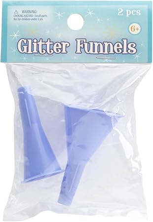 Advantus Sulyn Glitter Funnels, 2 Pack , Blue