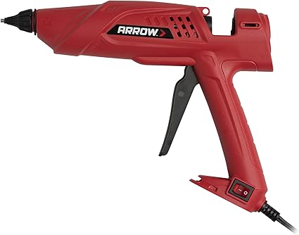 Arrow Fastener 300-Watt Heavy Duty Professional Electric Hot Melt Glue Gun for Crafts, Construction, and Wood, Clear