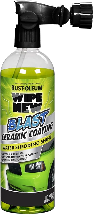 Wipe New Rust-Oleum 381702 Blast Ceramic Coating, 24 oz