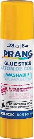 Prang Washable Glue Stick, Clear.28 Oz, 1 Count