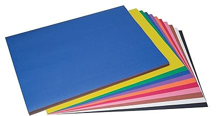 Prang (Formerly SunWorks) Construction Paper, 10 Assorted Colors, 18