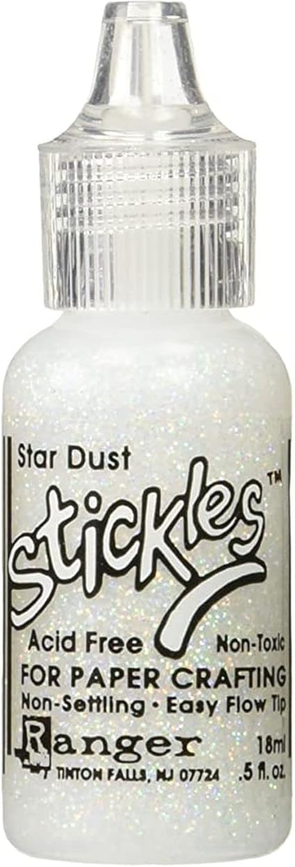 RANGER SGG01-20622 1/2-Ounce Stickles Glitter Glue, Stardust, 0.5oz