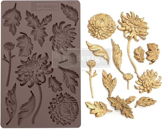 PRIMA MARKETING INC REDESIGN MOULD 5X8 BOTAN FLRL, Botanist Floral