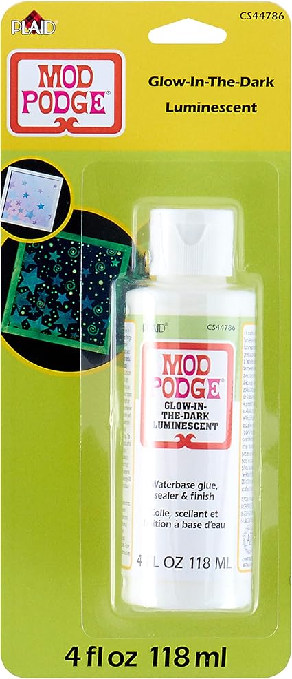 Mod Podge Glow-in-The-Dark Sealer, 4 oz, Clear