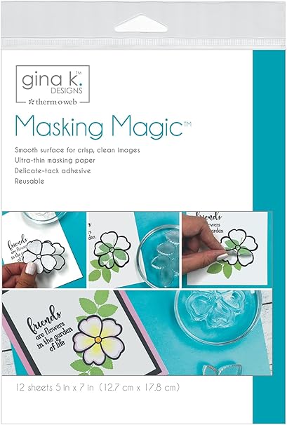 Gina K. Designs for Therm O Web 18123 Masking Magic Sheets, 5