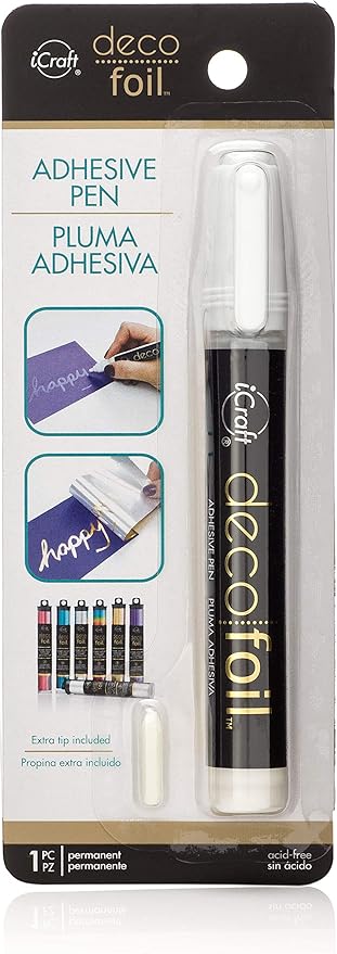 iCraft Deco Foil Adhesive Pen, 0.34 fl. oz.