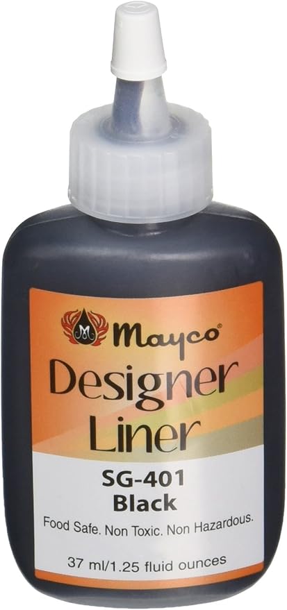 Mayco - SG4011 Designer Liner, Black, 1.25 Ounces - 1464323