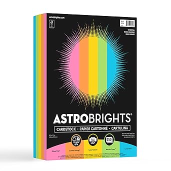 Astrobrights Colored Cardstock, 8.5