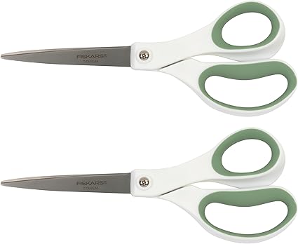 Fiskars Everyday Softgrip Titanium Fashion Scissors (8