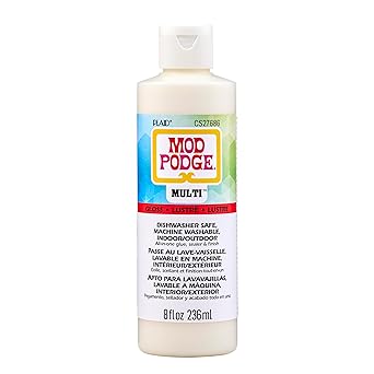 Mod Podge Gloss Multi-Surface All-in-One Glue, Sealer, and Finish, Perfect for Indoor and Outdoor Arts and Crafts Projects, CS27686