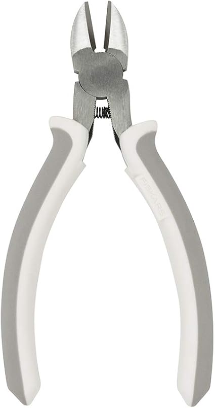 Fiskars Crafts DIY Precision Wire Cutter (6 in.), White/Gray