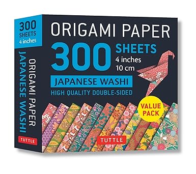 Origami Paper 300 sheets Japanese Washi Patterns 4