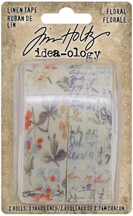 Tim Holtz Linen Tape Floral Craft and Hobby